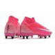 Nike Mercurial Superfly 7 Elite SG-Pro AC x Mbappe Rose Blanc Noir