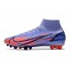 Nike Mercurial Superfly 8 Elite AG-PRO Mbappé Chardon Clair Argent Métallique