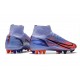 Nike Mercurial Superfly 8 Elite AG-PRO Mbappé Chardon Clair Argent Métallique