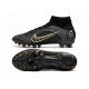 Nike Mercurial Superfly 8 Elite AG-PRO Noir Or Métallique Argent Métallique