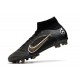 Nike Mercurial Superfly 8 Elite AG-PRO Noir Or Métallique Argent Métallique