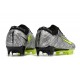 Nike Zoom Mercurial Vapor XV Elite FG Argent Métallique Vert Noir