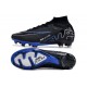 Nike Zoom Mercurial Superfly 9 Elite AG Noir Chrome Hyper Royal