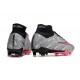 Nike Zoom Mercurial Superfly 9 Elite AG Argent Métallique Hyper Rose Noir