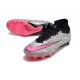 Nike Zoom Mercurial Superfly 9 Elite AG Argent Métallique Hyper Rose Noir