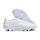 Crampons adidas Predator Elite Laceless FG Blanc Argent Mét