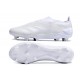 Crampons adidas Predator Elite Laceless FG Blanc Argent Mét