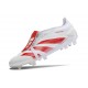 adidas Predator Elite Tongue FG Blanc Rouge