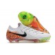 Crampons Nike Phantom GX Elite FG Blanc Noir Orange