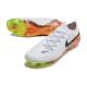 Crampons Nike Phantom GX Elite FG Blanc Noir Orange