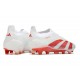 Crampons adidas Predator Elite Laceless FG Blanc Rouge