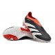 Crampons adidas Predator Elite Laceless FG Noir Banc Rouge Solaire