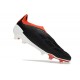 Crampons adidas Predator Elite Laceless FG Noir Banc Rouge Solaire