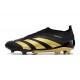 Crampons adidas Predator Elite Laceless FG Noir Or