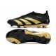 Crampons adidas Predator Elite Laceless FG Noir Or