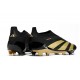 Crampons adidas Predator Elite Laceless FG Noir Or