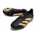 Crampons adidas Predator Elite Laceless FG Noir Or