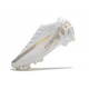 Nike Air Zoom Mercurial Vapor 15 Elite FG Blanc Or Argent