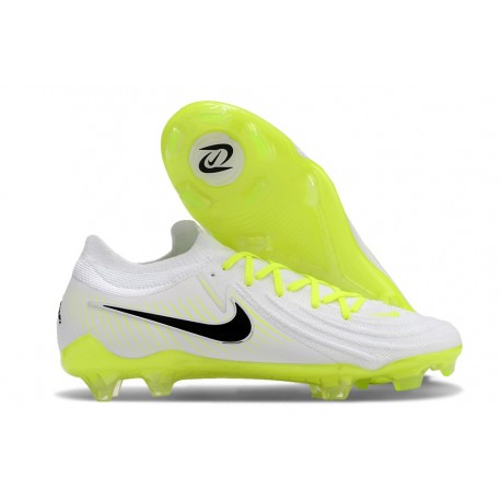 Nike Phantom GX 2 Elite FG Blanc Noir Jaune