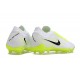 Nike Phantom GX 2 Elite FG Blanc Noir Jaune