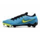 Nike Phantom GX 2 Elite FG Bleu Jaune