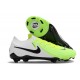 Nike Phantom GX 2 Elite FG Blanc Vert Noir