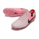 Nike Tiempo Legend X Elite FG Neuf Rose Mousse Noir