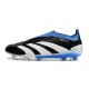 Crampons adidas Predator Elite Laceless FG Noir Blanc Bleu