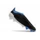 Crampons adidas Predator Elite Laceless FG Noir Blanc Bleu