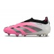 Crampons adidas Predator Elite Laceless FG Rose Blanc Noir