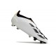 Crampons adidas Predator Elite Laceless FG Blanc Noir Rouge Jaune