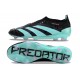 Crampons adidas Predator Elite Laceless FG Noir Bleu