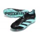 Crampons adidas Predator Elite Laceless FG Noir Bleu