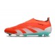 Crampons adidas Predator Elite Laceless FG Rouge Blanc Bleu