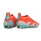 Crampons adidas Predator Elite Laceless FG Rouge Blanc Bleu