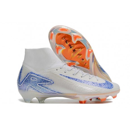 Crampon Nike Zoom Mercurial Superfly X Elite FG Blueprint FG Blanc Bleu