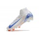 Crampon Nike Zoom Mercurial Superfly X Elite FG Blueprint FG Blanc Bleu