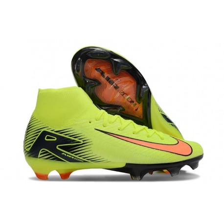 Crampon Nike Zoom Mercurial Superfly X Elite FG Jaune Orange