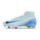 Crampon Nike Zoom Mercurial Superfly X Elite FG Bleu Glacier Bleu Orbite