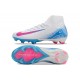 Crampon Nike Zoom Mercurial Superfly X Elite FG Blanc Bleu Rose