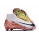 Crampon Nike Zoom Mercurial Superfly X Elite FG Blanc Noir Orange