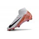 Crampon Nike Zoom Mercurial Superfly X Elite FG Blanc Noir Orange