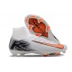 Crampon Nike Zoom Mercurial Superfly X Elite FG Blanc Orange Noir