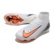 Crampon Nike Zoom Mercurial Superfly X Elite FG Blanc Orange Noir