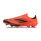 Chaussure adidas F50+ Laceless FG Rouge Noir