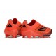 Chaussure adidas F50+ Laceless FG Rouge Noir