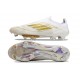 Chaussure adidas F50+ Laceless FG Day Spark - Blanc Doré Blanc