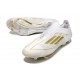 Chaussure adidas F50+ Laceless FG Day Spark - Blanc Doré Blanc