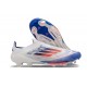 Chaussure adidas F50+ Laceless FG Advancement - Blanc Rouge Bleu