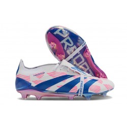 adidas Predator Elite Tongue FG Nouveau Blanc Bleu Rose